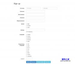 Bootstrap注册表单验证模板 - 网站模板 -六神源码网