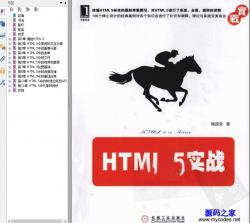 HTML5实战 PDF完整版 - 电子书籍 -六神源码网