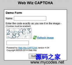 Web Wiz CAPTCHA 4.04 - ASP源码 -六神源码网