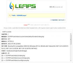 Leaps PHP Framework 2.0.1 - PHP源码 -六神源码网