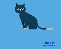 CSS3卡通猫咪动画代码 - HTML源码 -六神源码网