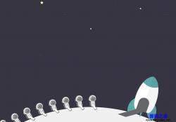 HTML5宇航员走进宇宙飞船动画 - HTML源码 -六神源码网