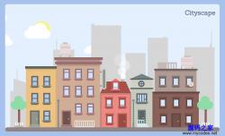 CSS3卡通城市动画场景代码 - HTML源码 -六神源码网