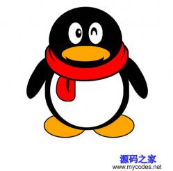 CSS3绘制QQ企鹅图片动画代码 - HTML源码 -六神源码网