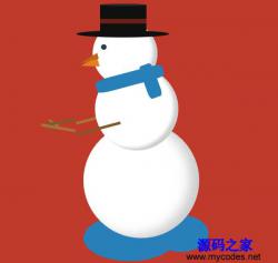HTML5实现圣诞雪人动画代码 - HTML源码 -六神源码网