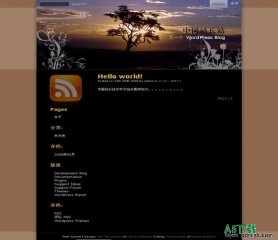 Wordpress Tree Sunset模板 - 源码下载 -六神源码网