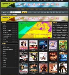 爱革CMS 电影网站模板 W000001,Movie - 源码下载 -六神源码网