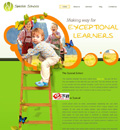 绿色儿童幼儿园学校网站模板 - 源码下载 -六神源码网