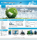 pageadmin企业网站管理系统-蓝色环保设备公司网站模板(带程序) - 源码下载 -六神源码网