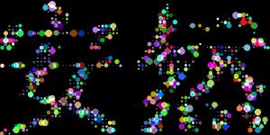 html5粒子效果浪漫表白的粒子文字动画特效-六神源码网