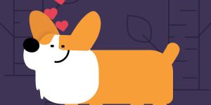 纯CSS3基于SVG绘制的卡通可爱表白小狗动画特效-六神源码网
