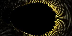 鼠标经过粒子网络散开获得聚光效果canvas特效动画-六神源码网