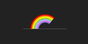 纯CSS实现多彩彩虹网页加载中动画特效-六神源码网