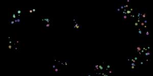 跟随鼠标多彩气泡粒子发射器支持参数修改canvas动画-六神源码网