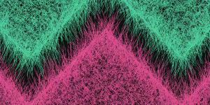 多彩纤维网状织物动画canvas特效-六神源码网