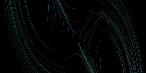 多彩线条粒子绘制宇宙行星星系图案特效动画-六神源码网